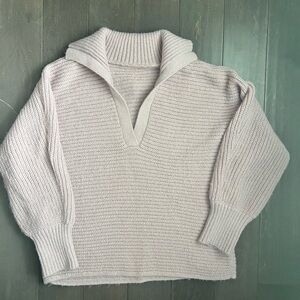 Light Pink Collared Sweater